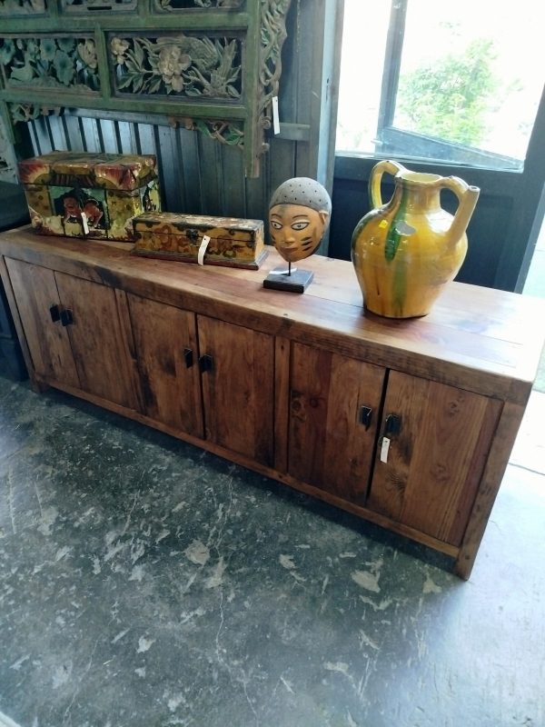 Aparador seis puertas diseño rustico - Imagen 3
