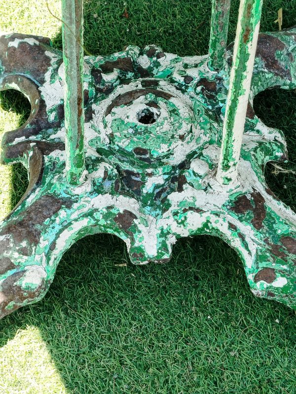 Mesa antigua de jardín francesa - Imagen 4