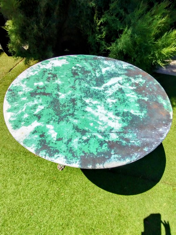 Mesa antigua de jardín francesa - Imagen 5